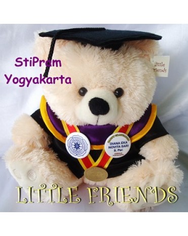 Boneka Wisuda Stipram Yogyakarta (30 cm)